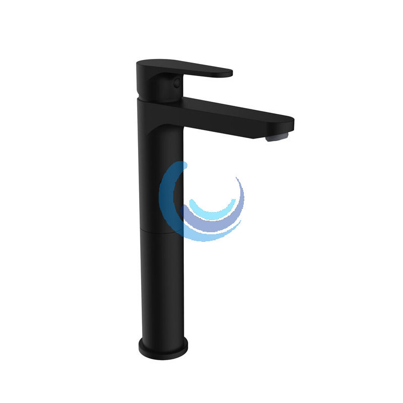 Grifo lavabo monomando 235mm 5l/min Rocket Negro Mate