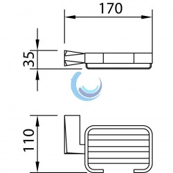 Accesorio baño jabonera Ventu