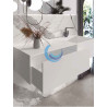 Mueble cajón con lavabo