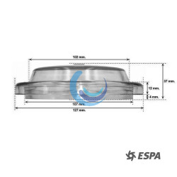 Tapa Prefiltro bomba Iris / Silen Completa