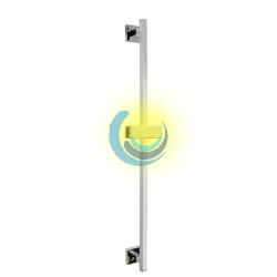 Soporte Barra Deslizante Lateral TRES Cromo para Barra  16x16 mm