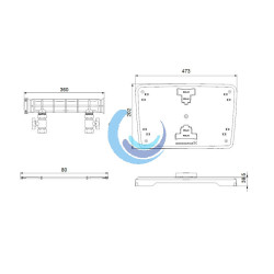 Kit accesorio TWIN para bombas SCALA1 y SCALA2.