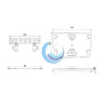 Kit accesorio TWIN para bombas SCALA1 y SCALA2.
