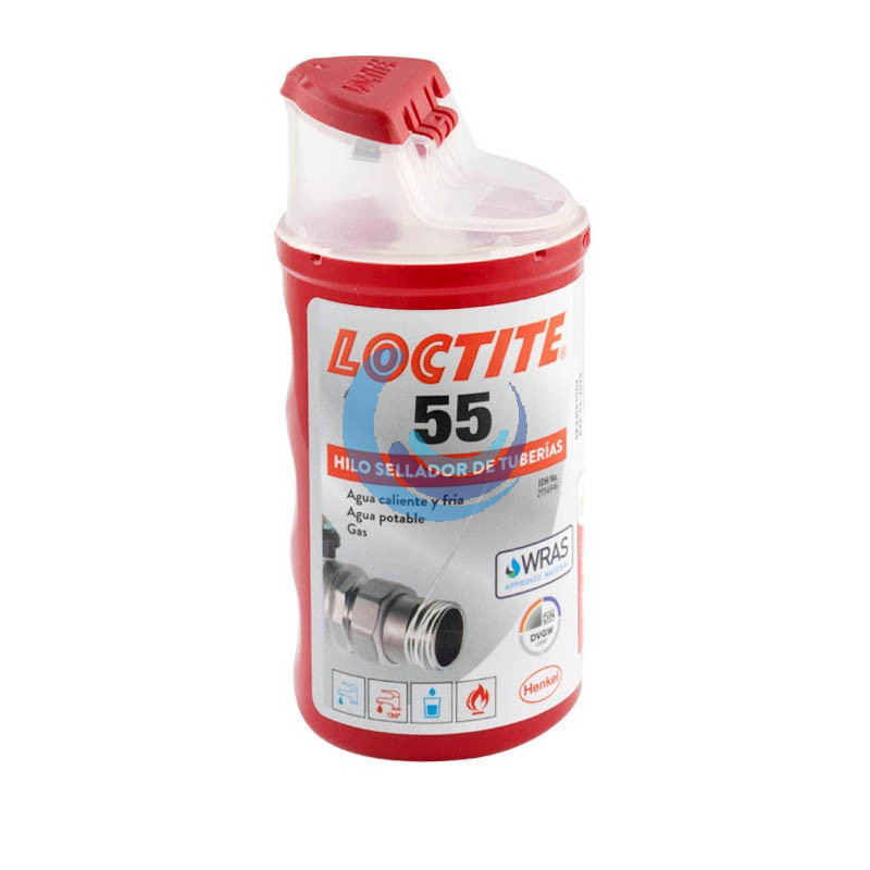 Teflon Hilo sellador de tuberias Loctite (160 mts)