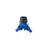 Adaptador grifo jardin 2 vias