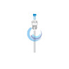 Racor adaptador de rosca con acoplamiento macho 3/4"
