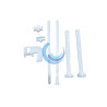 Placa accionamiento Duplo-M Roca 3/6 L 320 x 170 Blanco