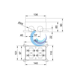 Sistema cierre 2 Via doméstico registrable para viviendas