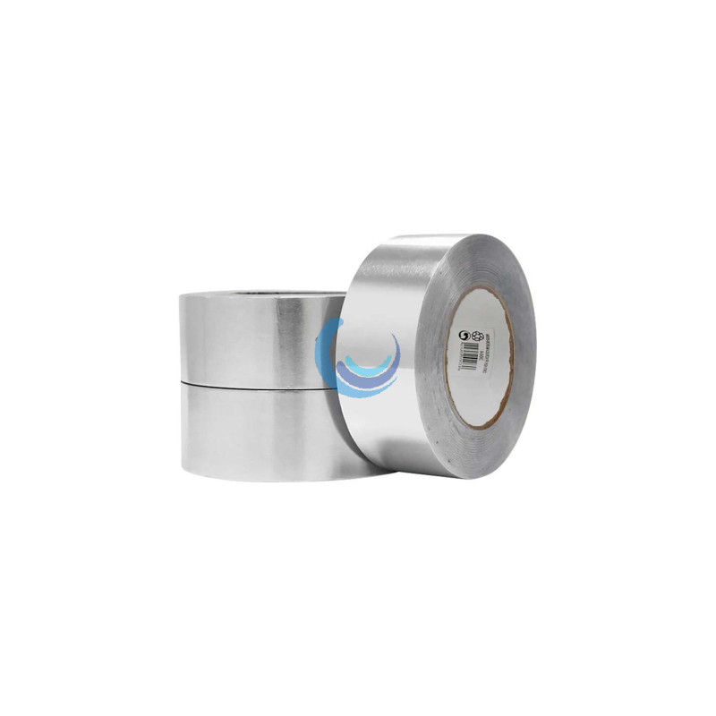 Cinta adhesiva de aluminio 50 mm ancho  X 50 YD.