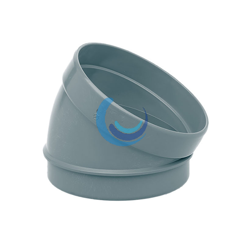 Codo PVC macho-hembra 110mm 15 grados