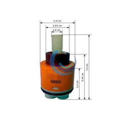 Cartucho Monomando DRAKO Ø40mm – Repuesto Original Ramón Soler