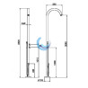 Medidas de columna ducha piscina