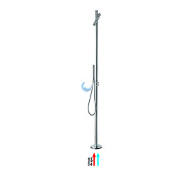 Columna ducha progresiva STELLA para exterior con ducha de mano