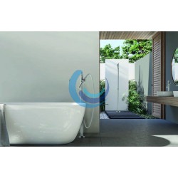 Columna ducha progresiva STELLA para exterior con ducha de mano