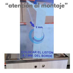 Mueble 80 un seno + escurridor fregadero kit