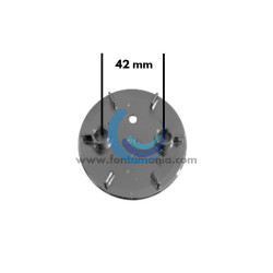 Tapa Embellecedor ducha plano Cromo 75Ø ROCA