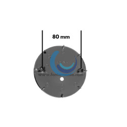 Tapa Embellecedor ducha plano Cromo 112Ø ROCA