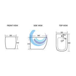 Medidas bidet compacto