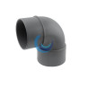 Codo Macho Hembra Pvc Ø 87º