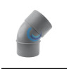 Codo Macho Hembra Pvc Ø 45º