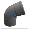 Codo Macho Hembra Pvc Ø 67º