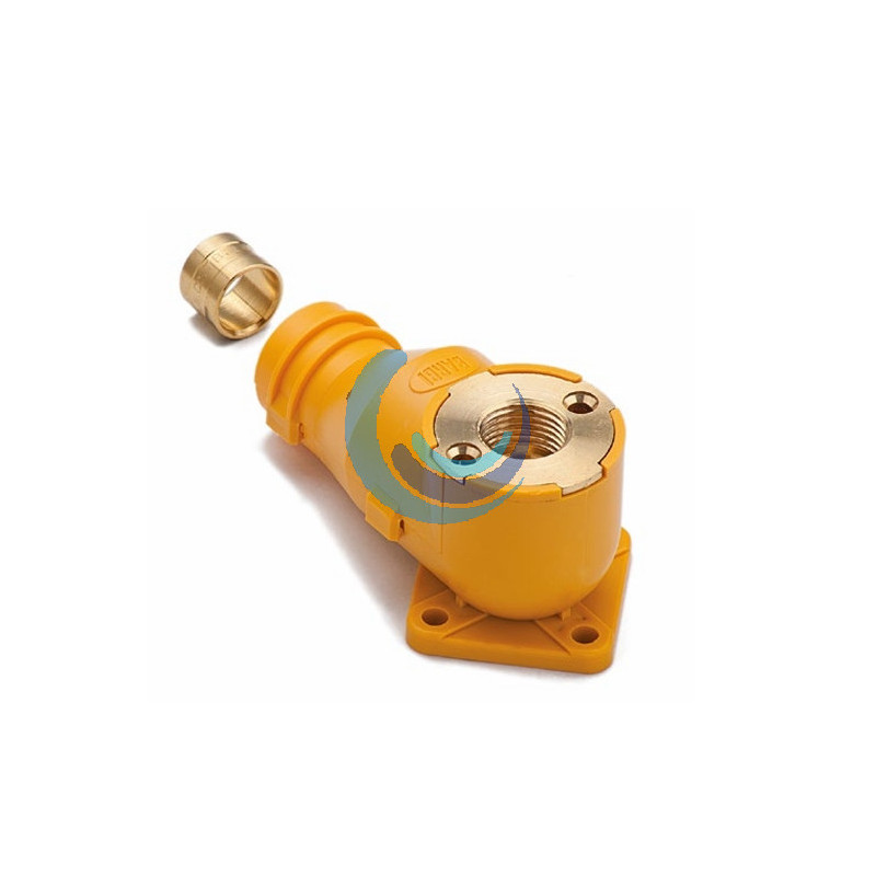 Codo Extraible - Caixa Plástica con Joelho PEX - Extractable Elbow - Coude Sortie de Cloison