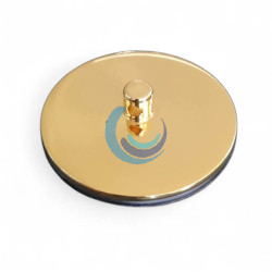 Tapón metálico Oro lavabo y bañera