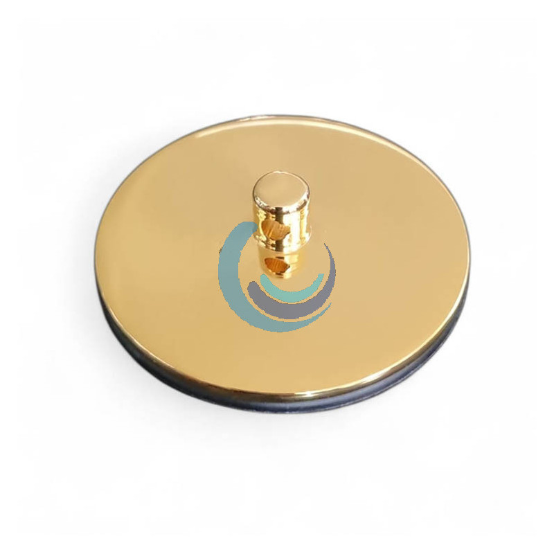 Tapón metálico Oro lavabo y bañera