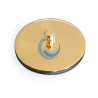 Tapón metálico Oro lavabo y bañera