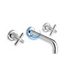 Kit Exterior Bimando de Lavabo Empotrado Caño 180 mm - C242