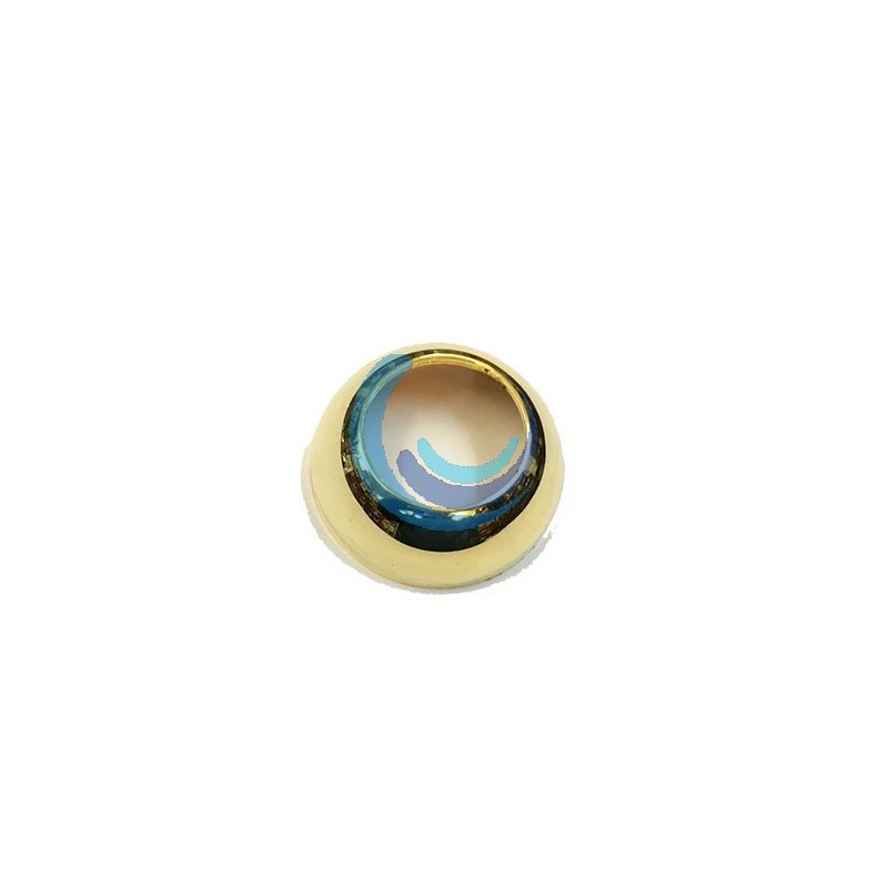 Embellecedor dorado para tuerca de grifo monomando Ø35/40 mm fabricado en ABS.