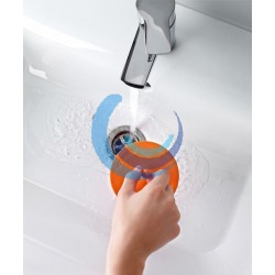 tapón universal que se adapta a cualquier diámetro de desagüe inferoro a 10cm, para lavabo, bañera, fregadera, bidé, etc.,
