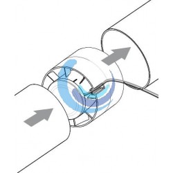 Extractor eléctrico para conducto 100Ø