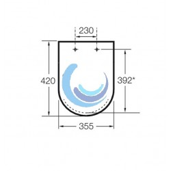 Asiento con tapa Dama-N Compact