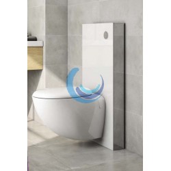 Cisterna de cristal blanco inodoro a suelo - La fontanería en casa