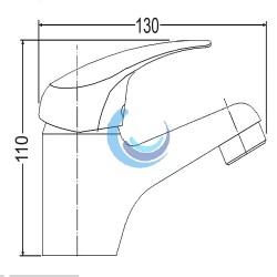 Monomando Lavabo APACHE Llavisan