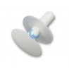 Roseta Cubre Agujeros para Grifería Blanca Ø43 mm | Embellecedor para Lavabo y Bidé