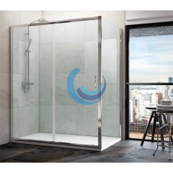 Mampara ducha rectangular 1 puerta