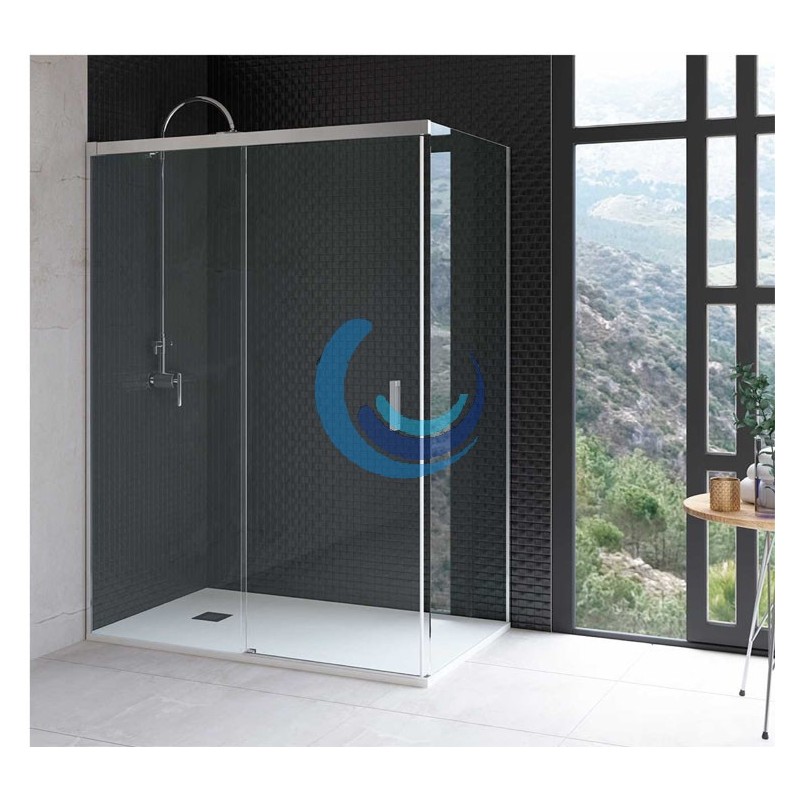 Mampara ducha rectangular 1 puerta