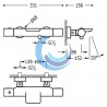 TRESMOSTATIC Bañera-ducha CLASS SELECTION termostática