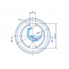 Base para monomando Cromo Ø48