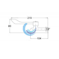 Grifo Medical pared (Medidas)