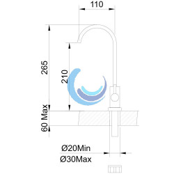 Equipo de Ultrafiltración para agua tratada 1 vía