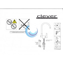 Grifo de cocina abatible para equipos de calidad del agua FS19