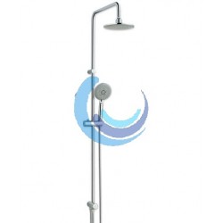 Conjunto ducha Smart 180Ø + Satelite 4 Jets.
