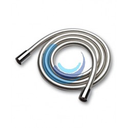 Flexo de ducha Satin Silverflex de 1,75 metros con sistema antitorsión, alta resistencia a la tracción y certificado ACS