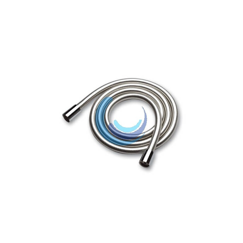 Flexo de ducha Satin Silverflex de 1,75 metros con sistema antitorsión, alta resistencia a la tracción y certificado ACS
