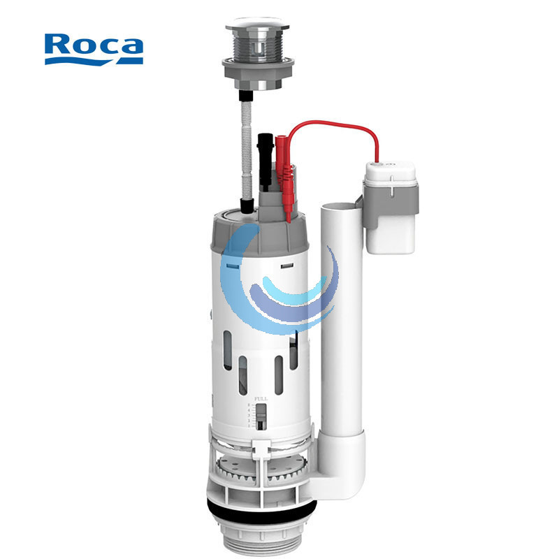 Mecanismo electrónico sin contacto de doble descarga ajustable entre 2 a 6  litros ROCA