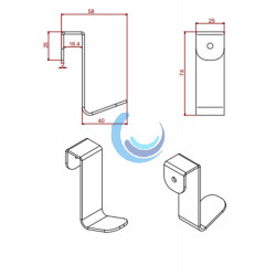 Percha MINIMAL (Medidas)