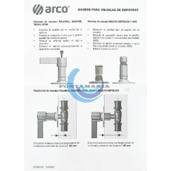 Mando accionamiento Texas ARCO oculto